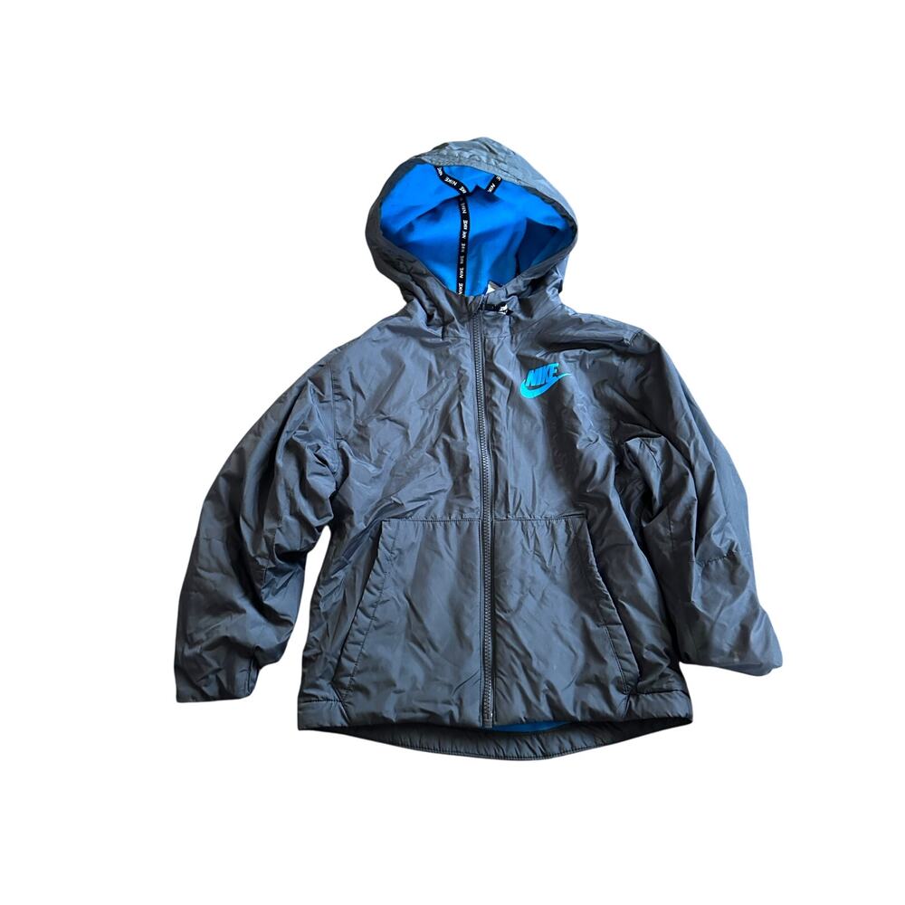Nike Fleece Lined Winter Jacket Boys Size Large